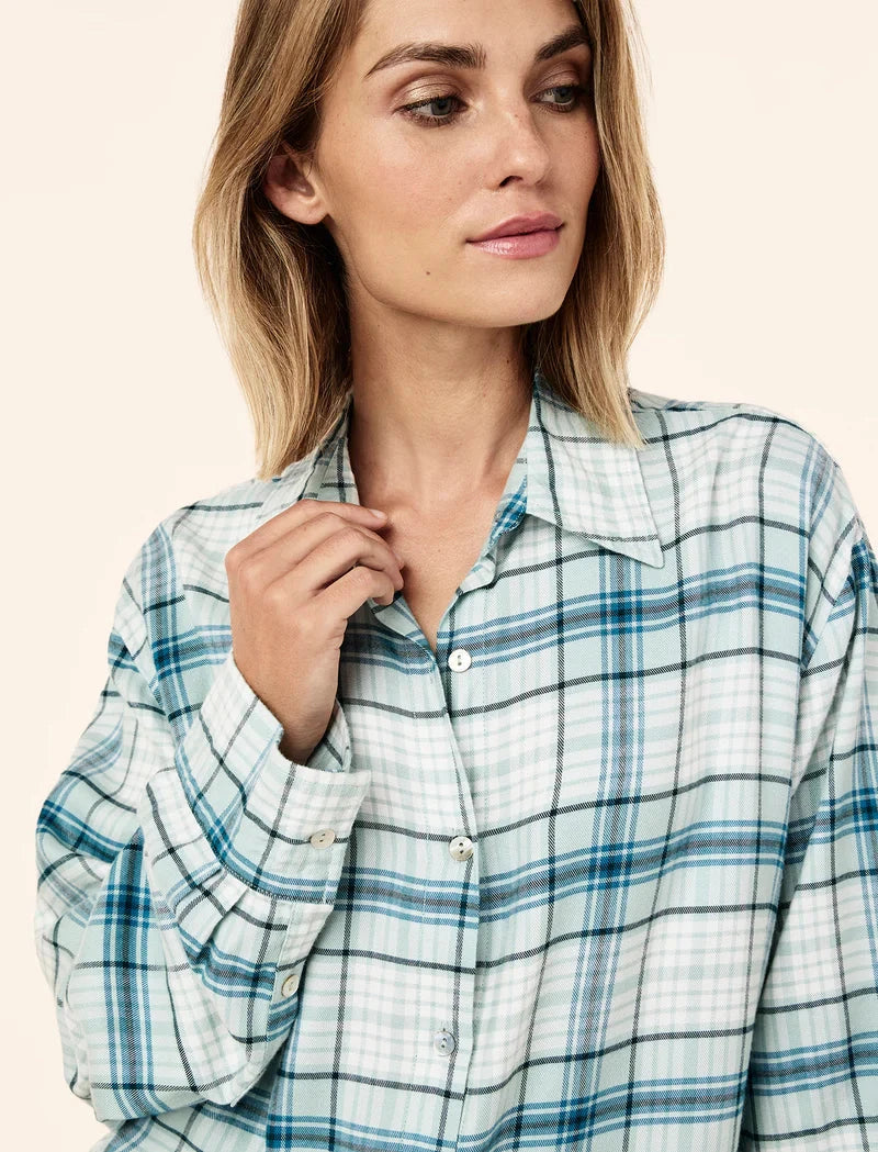 Papinelle Comfy Plaid Full Length PJ Set Sleepwear Papinelle 