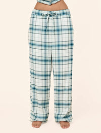 Papinelle Comfy Plaid Full Length PJ Set Sleepwear Papinelle 