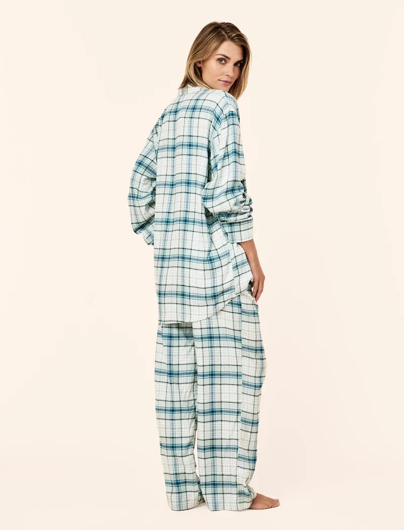 Papinelle Comfy Plaid Full Length PJ Set Sleepwear Papinelle 