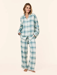 Papinelle Comfy Plaid Full Length PJ Set Sleepwear Papinelle 