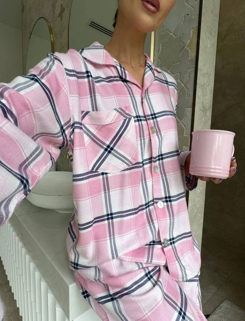 Papinelle Comfy Plaid PJ Set
