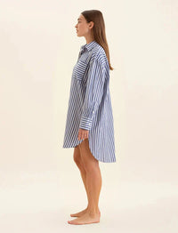 PAPINELLE COTTON STRIPE SHIRTING NIGHTSHIRT SLEEPWEAR Papinelle 