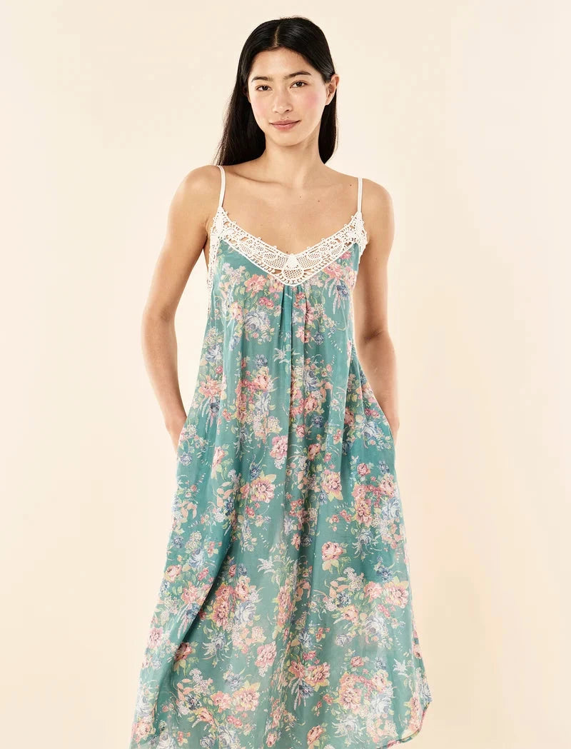 Papinelle Elise Lace Front Maxi Nightie Sleepwear Papinelle 
