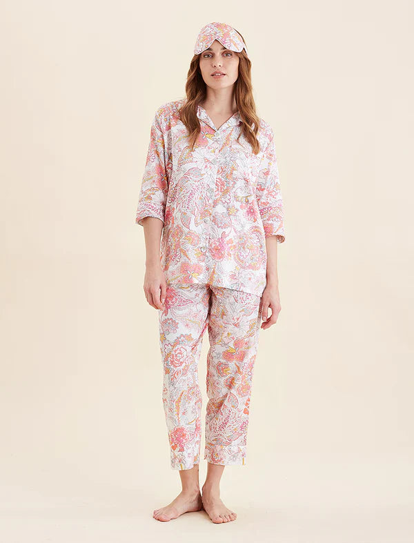 PAPINELLE ELLA CROP PJ SET WITH EYE MASK SLEEPWEAR Papinelle 