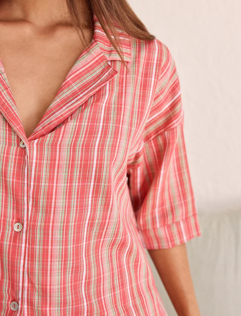 PAPINELLE HOLIDAY PLAID BOXER PJ SET SLEEPWEAR Papinelle 