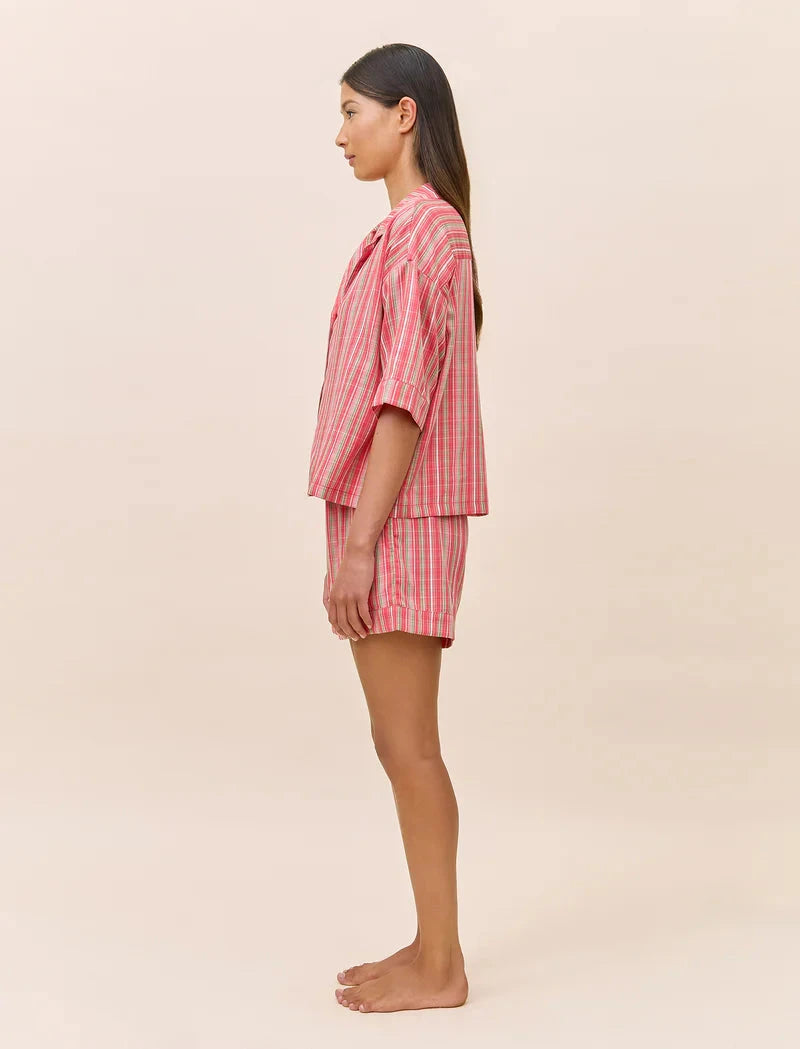 PAPINELLE HOLIDAY PLAID BOXER PJ SET SLEEPWEAR Papinelle 