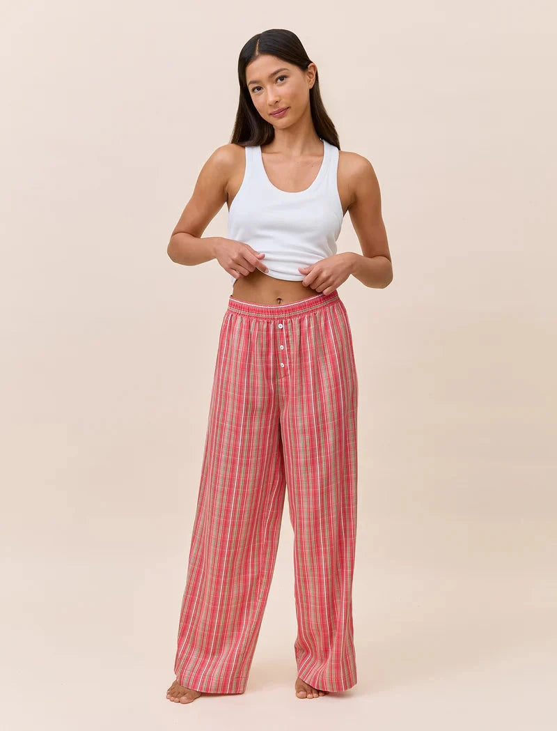 PAPINELLE HOLIDAY PLAID FL PANT SLEEPWEAR Papinelle 