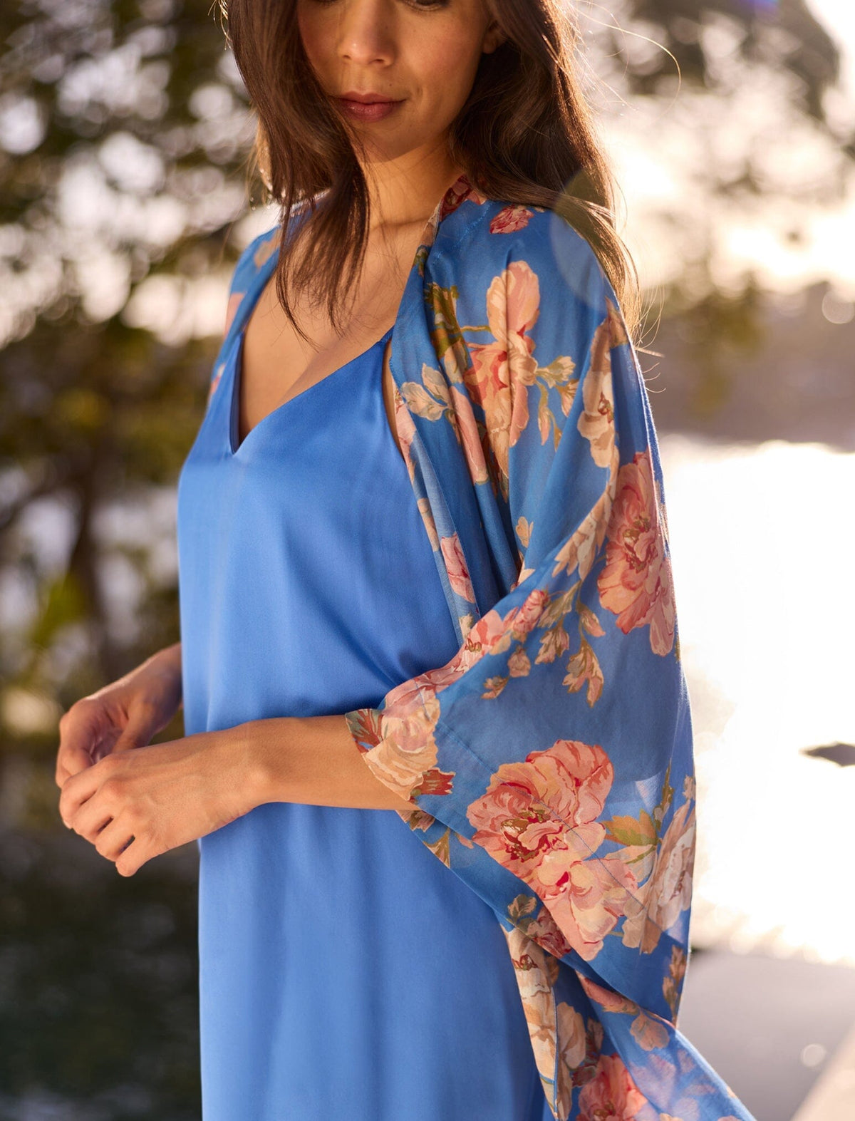 Papinelle Iona Midi Kimono Robe Sleepwear Papinelle 