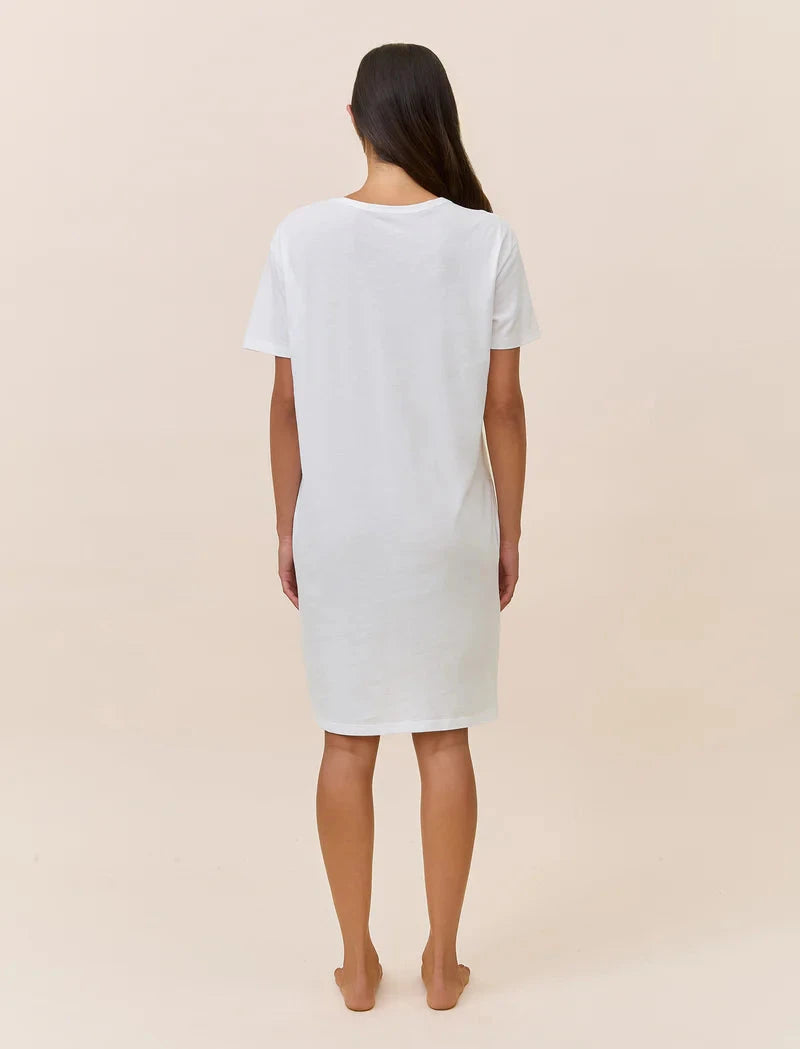 PAPINELLE JADA ORGANIC COTTON KNIT MIDI NIGHTIE SLEEPWEAR Papinelle 