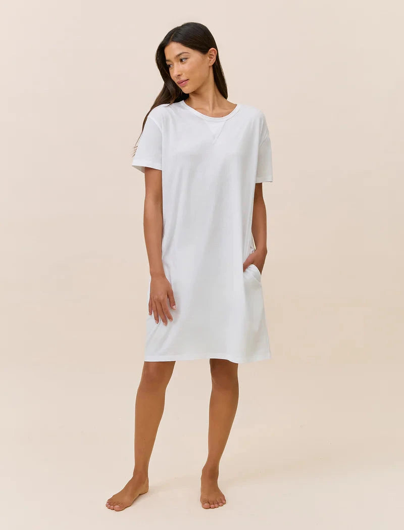 PAPINELLE JADA ORGANIC COTTON KNIT MIDI NIGHTIE SLEEPWEAR Papinelle 