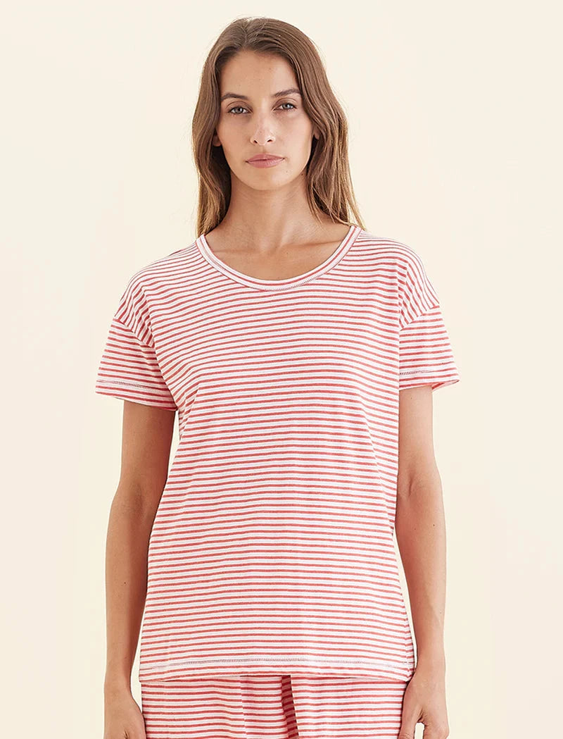 PAPINELLE JADA ORGANIC COTTON KNIT TEE SLEEPWEAR Papinelle 