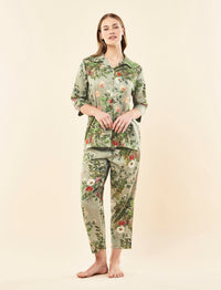 Papinelle Karen Walker Love Letter Crop PJ Set Sleepwear Papinelle 