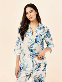 Papinelle Karen Walker Romantic Floral Crop PJ Set Sleepwear Papinelle 