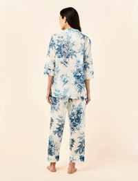 Papinelle Karen Walker Romantic Floral Crop PJ Set Sleepwear Papinelle 