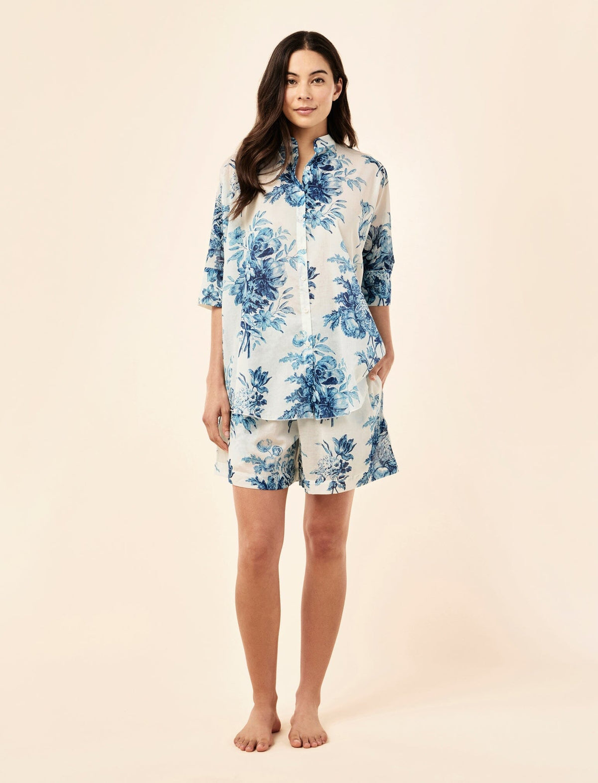 Papinelle Karen Walker Romantic Floral Flowy Boxer PJ Set Sleepwear Papinelle 