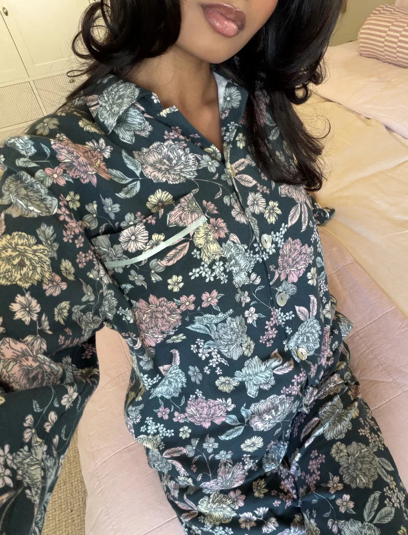 Papinelle Karolina Cosy Full Length PJ Set Sleepwear Papinelle 
