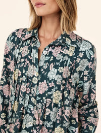 Papinelle Karolina Cosy Pleat Front Nightie Sleepwear Papinelle 