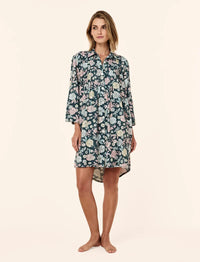Papinelle Karolina Cosy Pleat Front Nightie Sleepwear Papinelle 