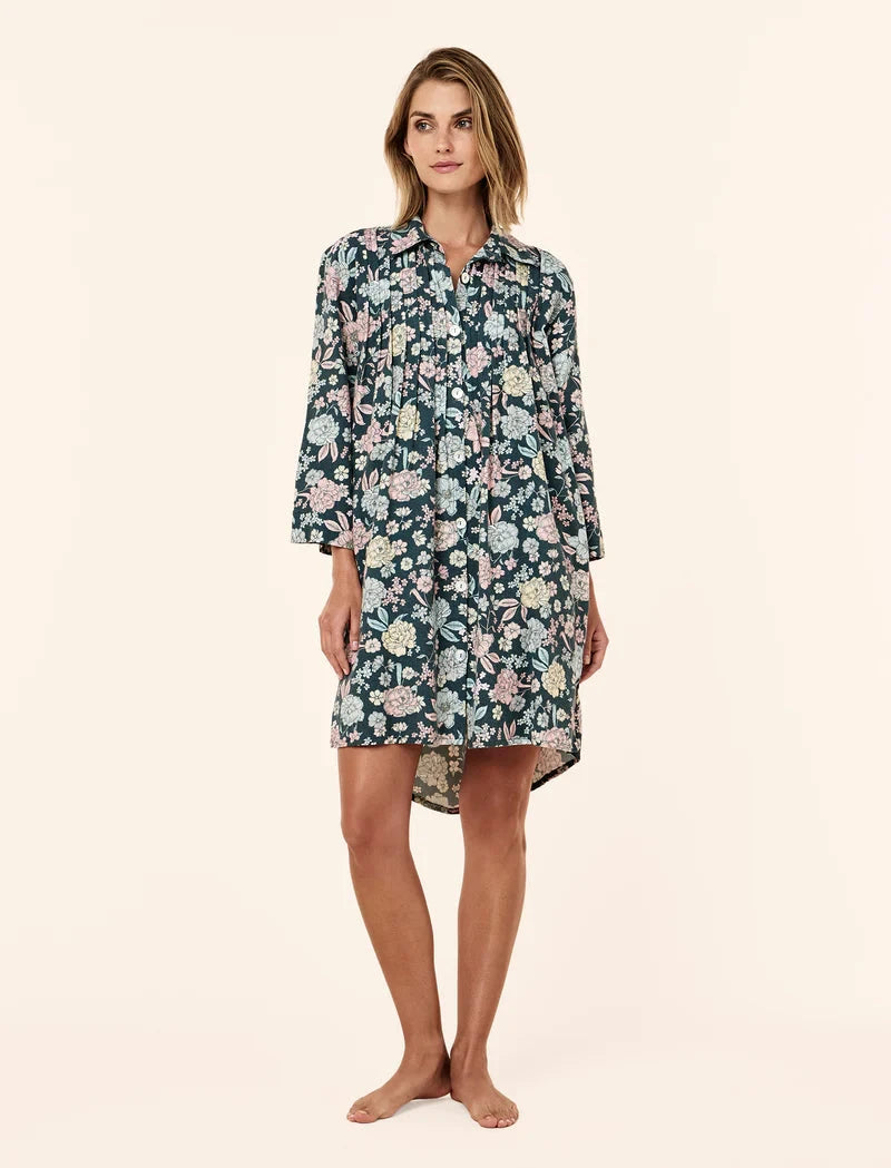 Papinelle Karolina Cosy Pleat Front Nightie Sleepwear Papinelle 