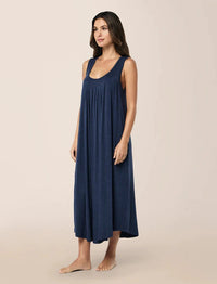 Papinelle Kate Modal Soft Pleat Front Maxi Nightie Sleepwear Papinelle 