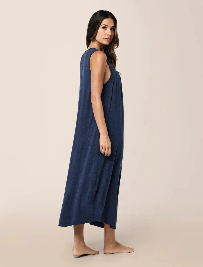 Papinelle Kate Modal Soft Pleat Front Maxi Nightie Sleepwear Papinelle 