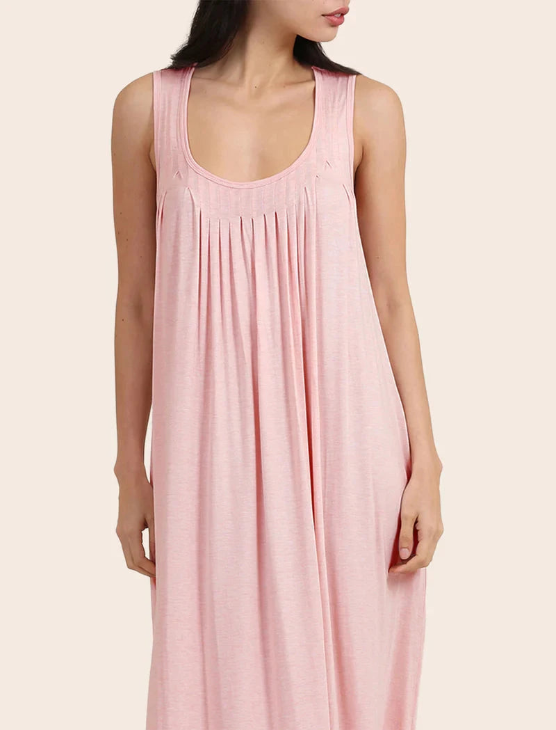 Papinelle Kate Modal Soft Pleat Front Maxi Nightie Sleepwear Papinelle 