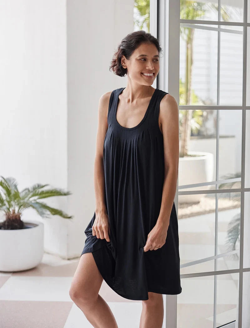 Papinelle Kate Modal Soft Pleat Front Nightie Sleepwear Papinelle 