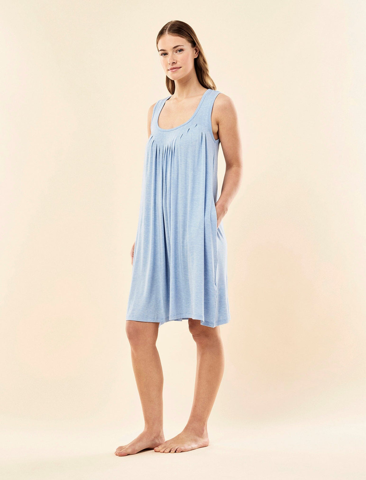 Papinelle Kate Modal Soft Pleat Front Nightie Sleepwear Papinelle 