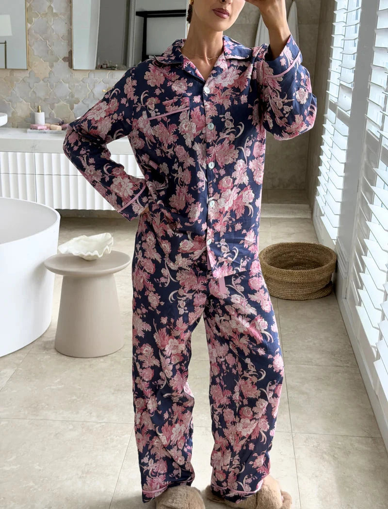 Papinelle Madelyn Full Length PJ Set Sleepwear Papinelle 