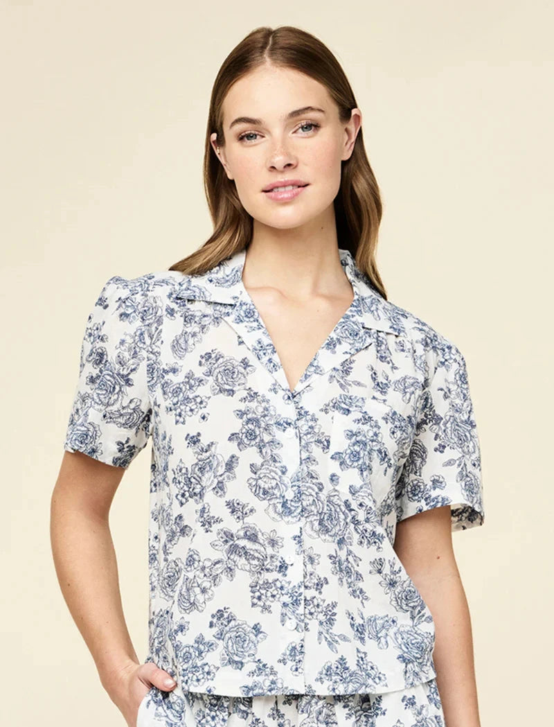 PAPINELLE NOSTALGIA SHORT SLEEVE SHIRT SLEEPWEAR Papinelle 