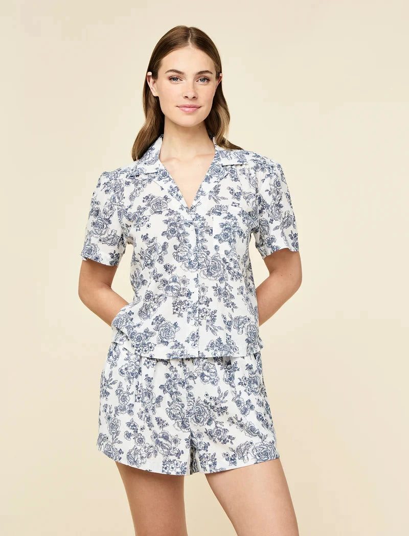 PAPINELLE NOSTALGIA SHORT SLEEVE SHIRT SLEEPWEAR Papinelle 