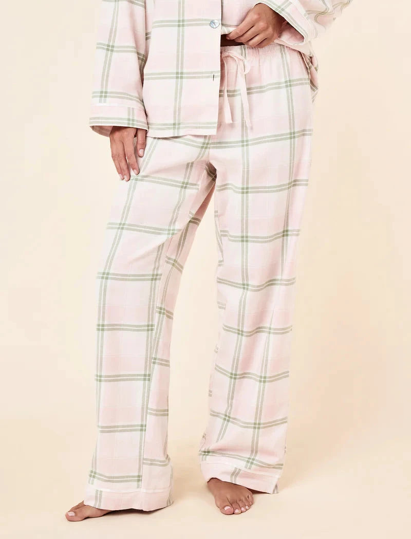 Papinelle Organic Cotton Plaid Cosy PJ Set Sleepwear Papinelle 
