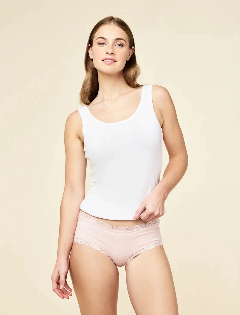 Papinelle Pia Cotton Modal Singlet Sleepwear Papinelle 