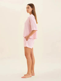 PAPINELLE SABINE SEERSUCKER STRIPE BOXER PJ & BOW SCRUNCHIE SLEEPWEAR Papinelle 