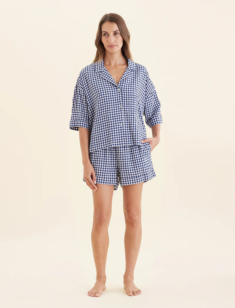 PAPINELLE SEERSUCKER BOXER SHORT SLEEPWEAR Papinelle 