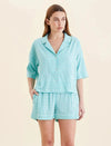 PAPINELLE SEERSUCKER GINGHAM BOXER PJ SET SLEEPWEAR Papinelle 