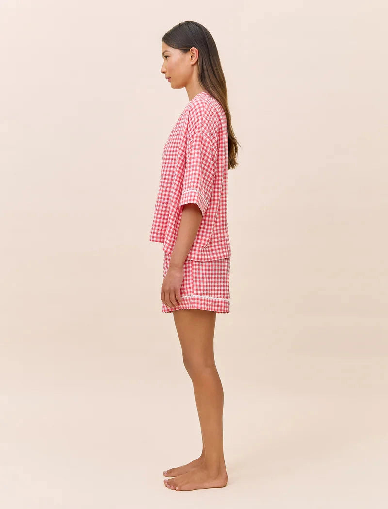 PAPINELLE SEERSUCKER GINGHAM BOXER PJ SLEEPWEAR Papinelle 