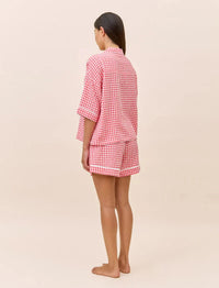 PAPINELLE SEERSUCKER GINGHAM BOXER PJ SLEEPWEAR Papinelle 