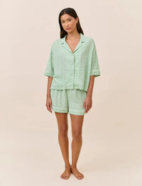 PAPINELLE SEERSUCKER GINGHAM BOXER PJ SLEEPWEAR Papinelle 
