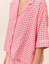 PAPINELLE SEERSUCKER GINGHAM BOXER PJ SLEEPWEAR Papinelle 