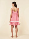 PAPINELLE SEERSUCKER GINGHAM LACE TRIM STRAPPY NIGHTIE SLEEPWEAR Papinelle 