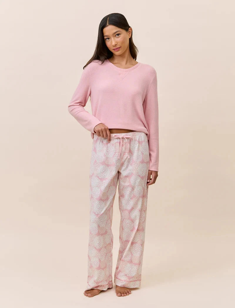 Papinelle Snowball Cosy Organic Cotton Full Length Pant & Feather Soft Top Sleepwear Papinelle 