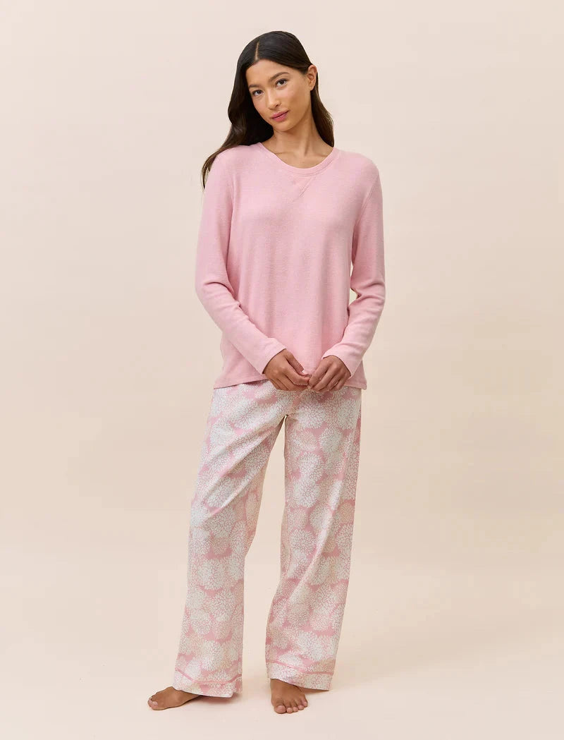Papinelle Snowball Cosy Organic Cotton Full Length Pant & Feather Soft Top Sleepwear Papinelle 