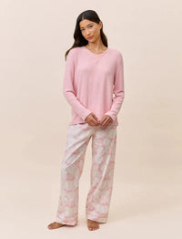 Papinelle Snowball Cosy Organic Cotton Full Length Pant & Feather Soft Top Sleepwear Papinelle 