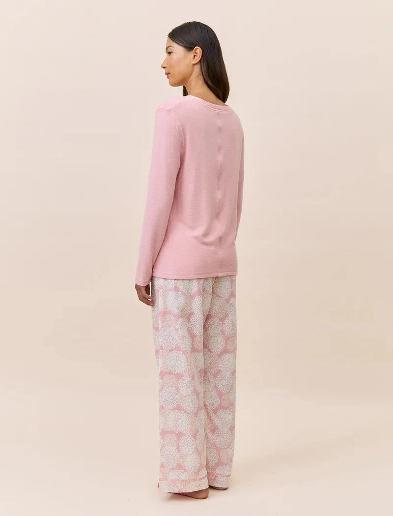 Papinelle Snowball Cosy Organic Cotton Full Length Pant & Feather Soft Top Sleepwear Papinelle 