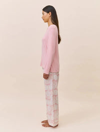 Papinelle Snowball Cosy Organic Cotton Full Length Pant & Feather Soft Top Sleepwear Papinelle 