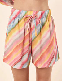 Papinelle Sophie Stripe Long Sleeve Boxer PJ Set Sleepwear Papinelle 