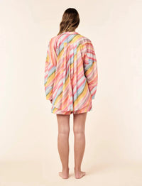 Papinelle Sophie Stripe Long Sleeve Boxer PJ Set Sleepwear Papinelle 