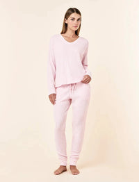 Papinelle Super Soft Waffle V-Neck Long Sleeve Top
