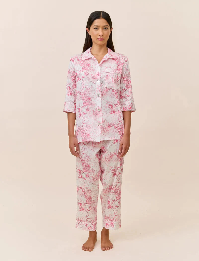 PAPINELLE TOILE DE JOUY CROP PJ SET SLEEPWEAR Papinelle 